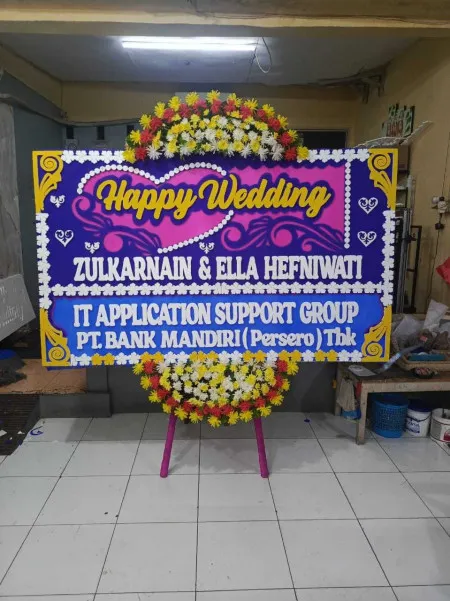 Papan Bunga Saung Bogania Cibinong