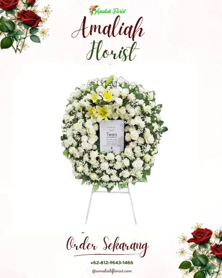 Krans Bunga Duka Saung Bogania Cibinong