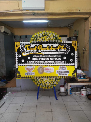 Papan Bunga Saung Bogania Cibinong